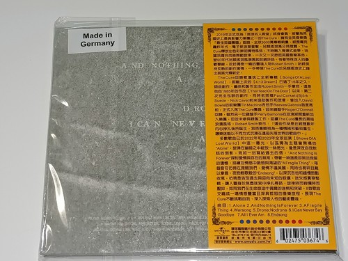 The Cure - Songs Of A Lost World CD Taiwan OBI NEW - Picture 2 of 2