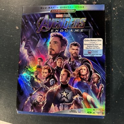 Avengers Endgame [Blu-ray + Digital] Marvel Studios w/Slipcover New