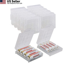 Tenergy 10 Pack Plastic Storage Case for AA/AAA Batteries Batteries 10