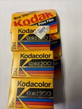 Kodacolor 12 Exp Film Gold 200 GC 135-12 Expired 1990 Sealed Lot Of 3