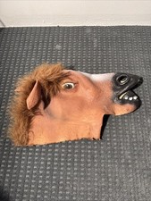 Horse Mask Funny Latex Adult Animal Head Mask Cosplay Costume for Party Props