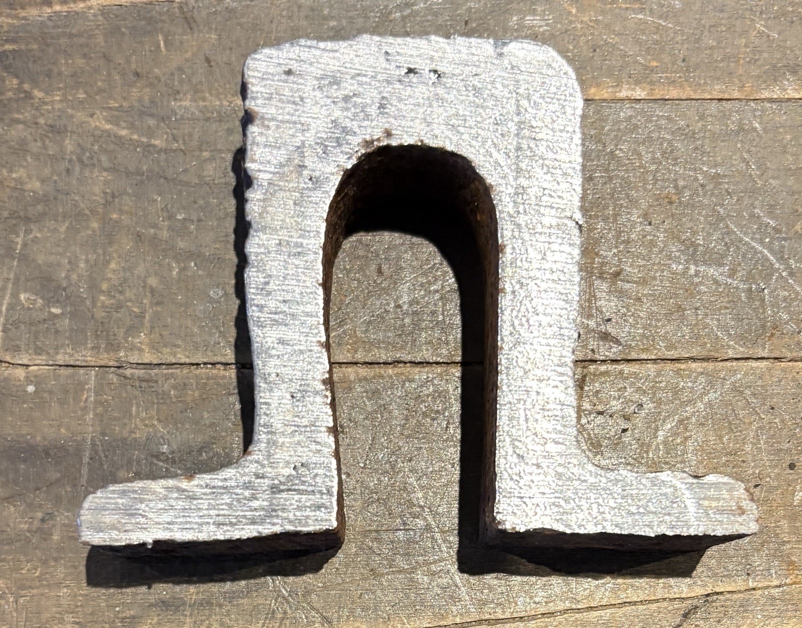 Section of Civil War era U-rail recovered in Petersburg, VA