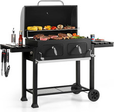 Sophia & William Extra Large Charcoal BBQ Grills with 794 SQ.IN. Cooking Area, H