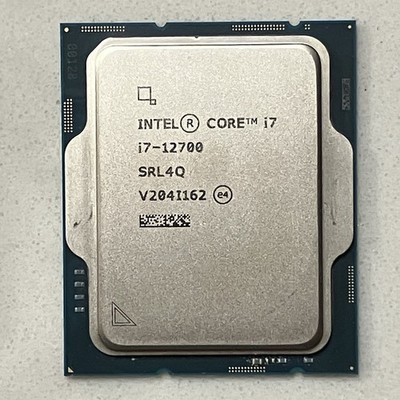 PCIe 5.0 Intel Core i7-12700 SRL4Q 4.9GHz turbo LGA 1700 cpu tested