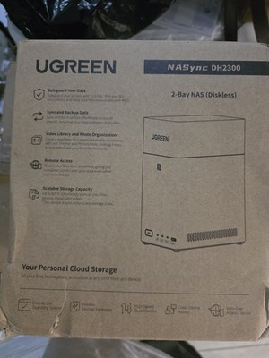 UGREEN NASync DH2300 2-Bay NAS Diskless Personal Cloud Storage New 