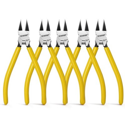 BOOSDEN Wire Cutters 5 Pack, 6 Inch Flush Cut Pliers | Spring Loaded Side Cut...