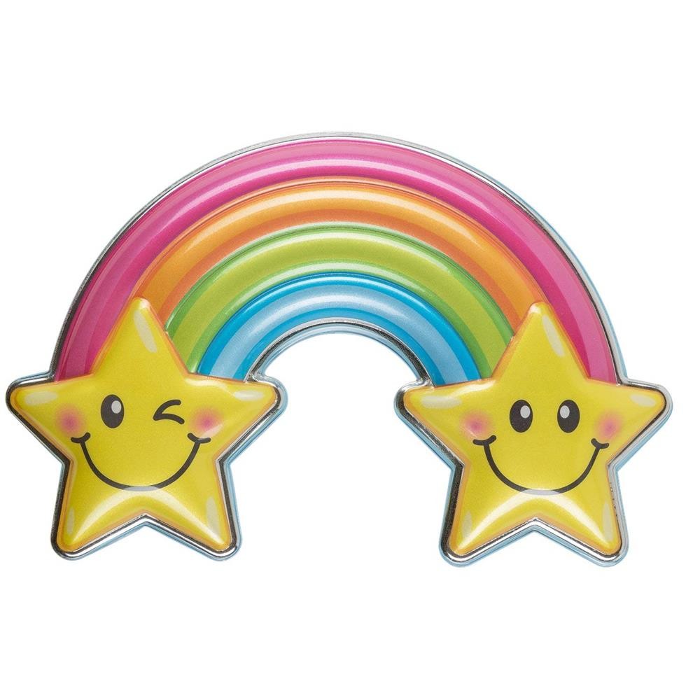 Светодиодная наклейка Idena Lampe Regenbogen Stern Со смайликом Emoji Nachtlicht Wandsticker 2190₽