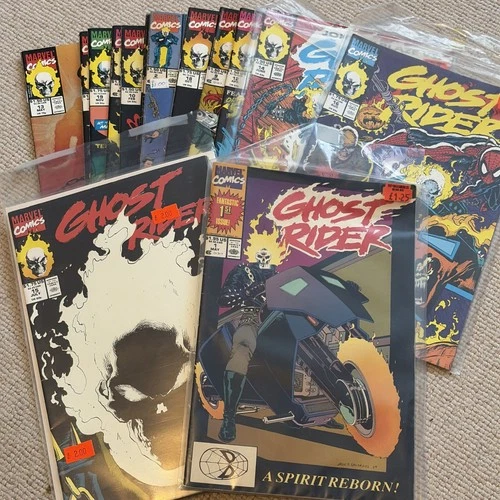 Marvel Comics Ghost Rider x 15 Vintage 1990s Nice Joblot Collection Retro Rare
