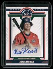 2022 Panini Stars & Stripe #ADP1-DH Dean Hannah Sign Blue #/499