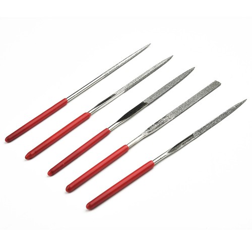 5x Diamond Coated Needle Smooth File Set Metal Working Craft Tool 14*0.3cm - Picture 8 of 13