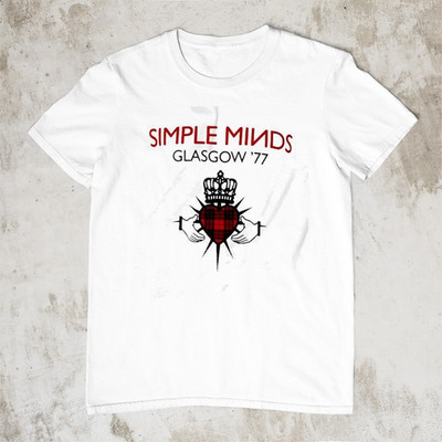 Simple Minds band white T-shirt short sleeve All sizes JJ5989