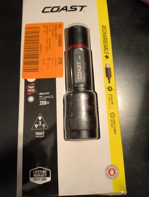 Coast G56R 1000 Lumens Rechargeable Plus Handheld Flashlight