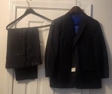 Suit Jacket Pants Formal elegant wedding david oliver 2 piece  garment bag 145