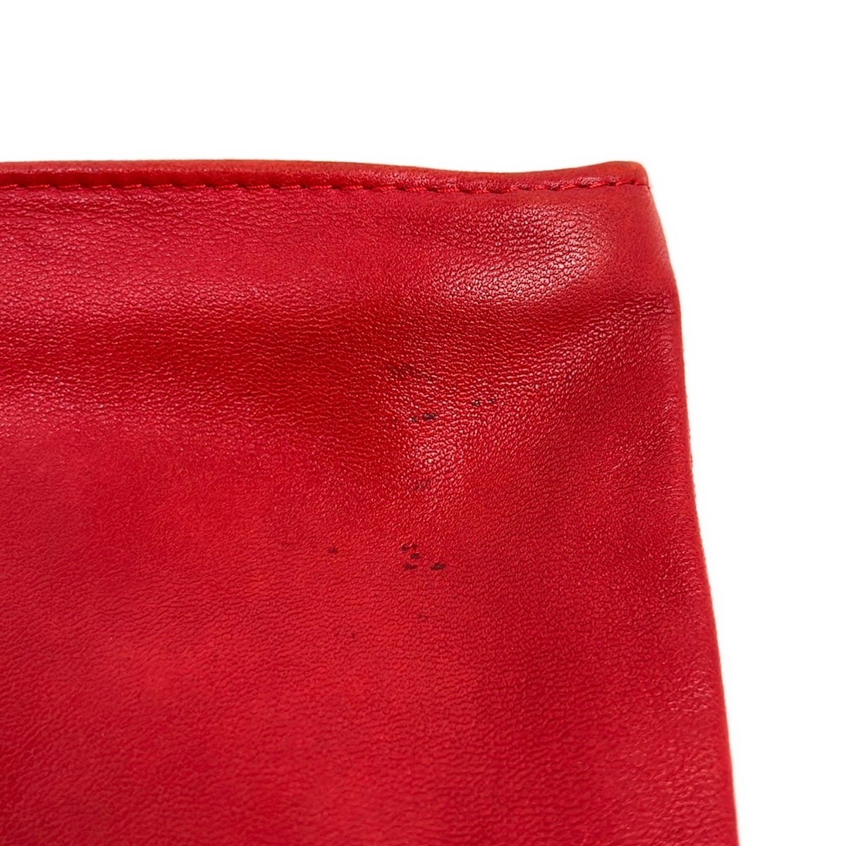 LOEWE - Red Nappa Leather Pouch — image 7