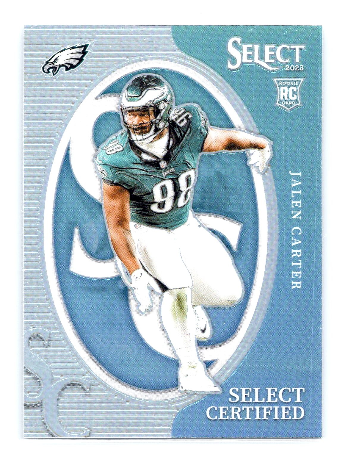 Jalen Carter 2023 Panini Select #CRO-JCA Certified Rookie Silver RC