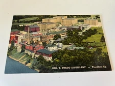 Geo T Stagg Distillery Aerial View Frankfort Kentucky KY Postcard