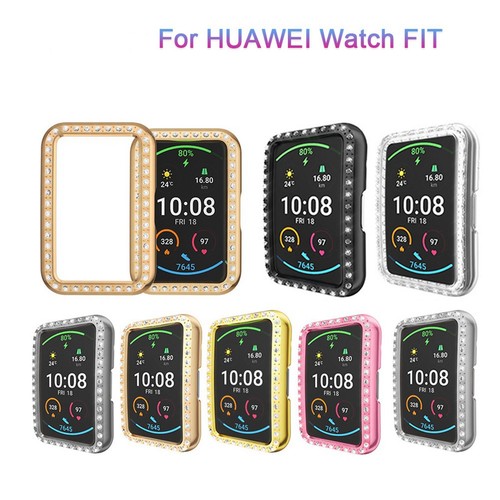 `Case Compatible For Watch Fit Smartwatch Inlaid Shockproof Bumpe - Zdjęcie 9 z 11