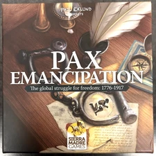 Sierra Madre Games - Pax Emancipation - COMPLETE! EXCELLENT CONDITION!