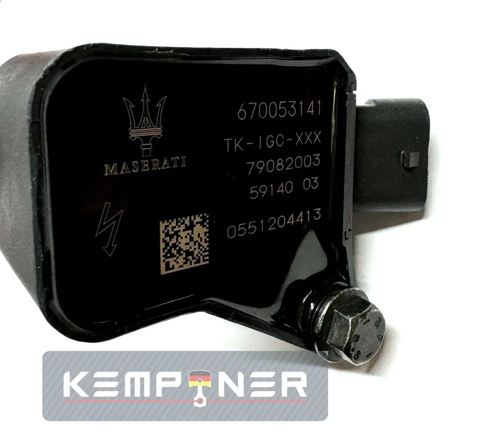 670053141, BOBINA ACCENSIONE per Ghibli (dal 2017), Grecale Levante, Originale MASERATI - Immagine 4 di 4