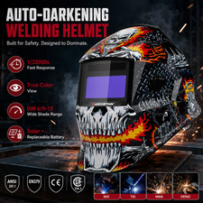 ARCCAPTAIN Welding Helmet Auto Darkening 1/1/1/1 True Color Welding Hood NEW