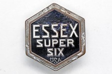 Original 1929 Essex Super Six Radiator Emblem - Vintage Original 1929 Essex Super Six Radiator Emblem - Vintage