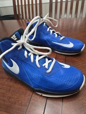 Nike Youth Basketball Shoes High Tops Size 5Y Blue White