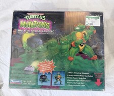 Vintage 1992 TMNT Mutations Mutatin' Michaelangelo Authentic Japanese Packaging!