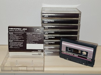 MEMOREX dBS series 120 *UNBESCHRIFTET* MC Tape Audiokassette Kassette