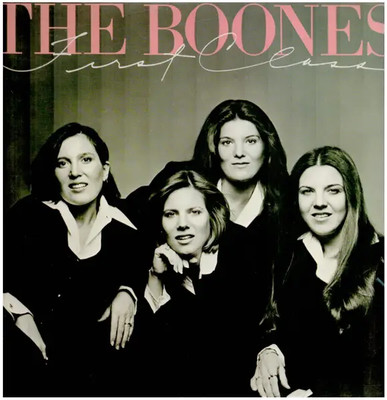 The Boones First Class INSERTS NEAR MINT Lamb & Lion Records Vinyl LP