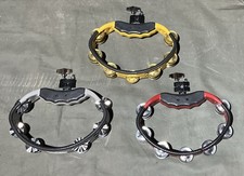 Gon Bops Red Yellow And Grey Tambourine