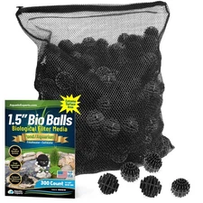 Bio Balls Filter Media Bulk, 1.5 Inch Large Bio Balls for Pond & Aquarium , P...
