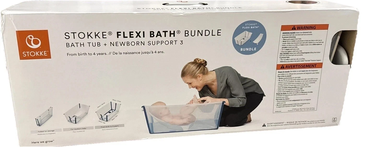 Stokke Flexi Bath Bundle, Sandy Beige - Foldable Baby Bathtub + Newborn Support
Opens in a new windo