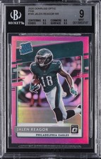 2020 DONRUSS OPTIC PINK - RR #165 JALEN REAGOR BGS 9