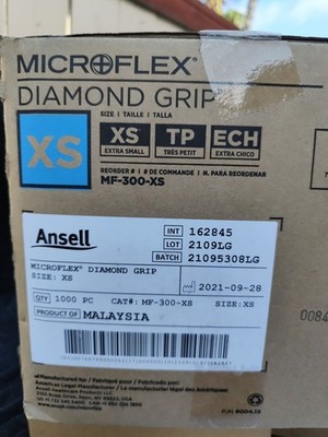 Microflex XS Diamond Grip Gloves Cs 1000 pc