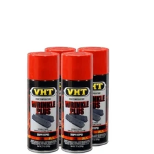 VHT Paint VHTSP204 (4-PACK); Wrinkle Plus 11oz Aerosol Red 350°F Intermittent