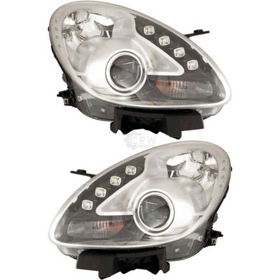 Halogenscheinwerfer Set LED mit Motor für Alfa Romeo Giulietta Bj. 4.10-9.2013