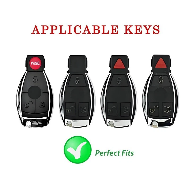 Верхний чехол-брелок из углеродного волокна Smart для Mercedes-Benz CLA GLA GE чехол-брелок - Изображение 3 из 4