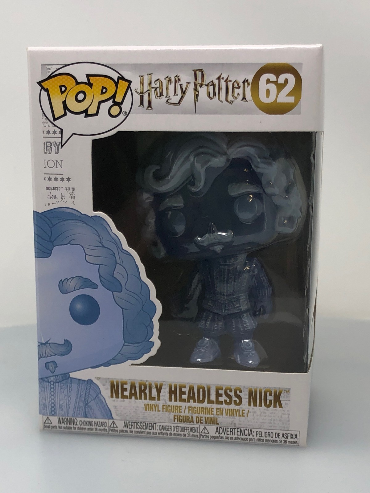 Funko Pop! Harry Potter Nearly Headless Nick #62 Vinyl Figure Damaged Box