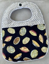 Handmade Baby Bib-Assorted Pies NWT