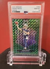 2024 Panini Mosaic Rookies Drake Maye #303 Green Mosaic Prizm RC Card PSA 10