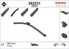 2x Wischblatt Scheibenwischer ALTERNATIVE CONNECT REAR SWF 262231/2x für VW GOLF