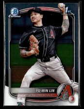 2025 Bowman #BCP-27 Yu-Min Lin Chrome Prospects Card Arizona Diamondbacks