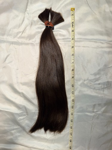 17 Inch, 100g. Beautiful Human Hair Cut Ponytail, Fresh From Salon. 1.
