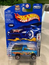 2003 Hot Wheels #200 Final Run 6/12 FORD BRONCO Blue w/Chrome ORUT5 Spoke Wheels