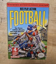 Vintage 1989 NES Play Action Football Nintendo Game with Box