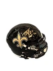 WOW: Drew Brees Signed Full-Size Speed Flex Helmet with Visor & Inscription