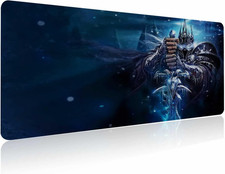 Mouse Pad XXL Lich King,Extra Large Gaming Mousepad Laptop Desk Pad Mat,Non-Slip