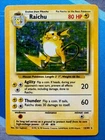Raichu 14/102 Base Set Unlimited Holo Vintage 1999 Pokemon