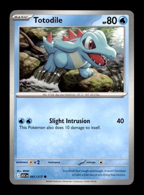 Totodile Common ME: Ascended Heroes 041/217 NM