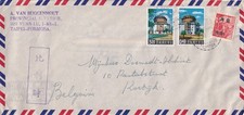 SA58 Taiwan, Taipei A Van Buggenhout 1988 to Belgium Kortrijk used cover